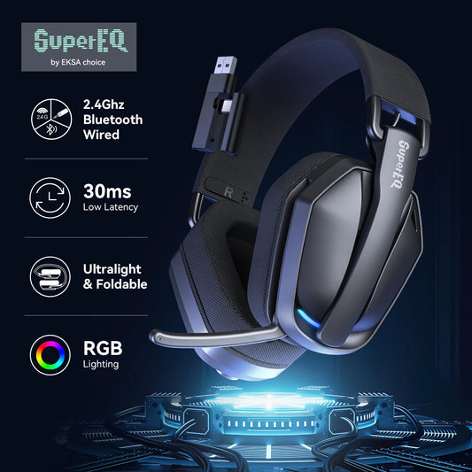 SuperEQ G19BT Wireless Gaming Headset