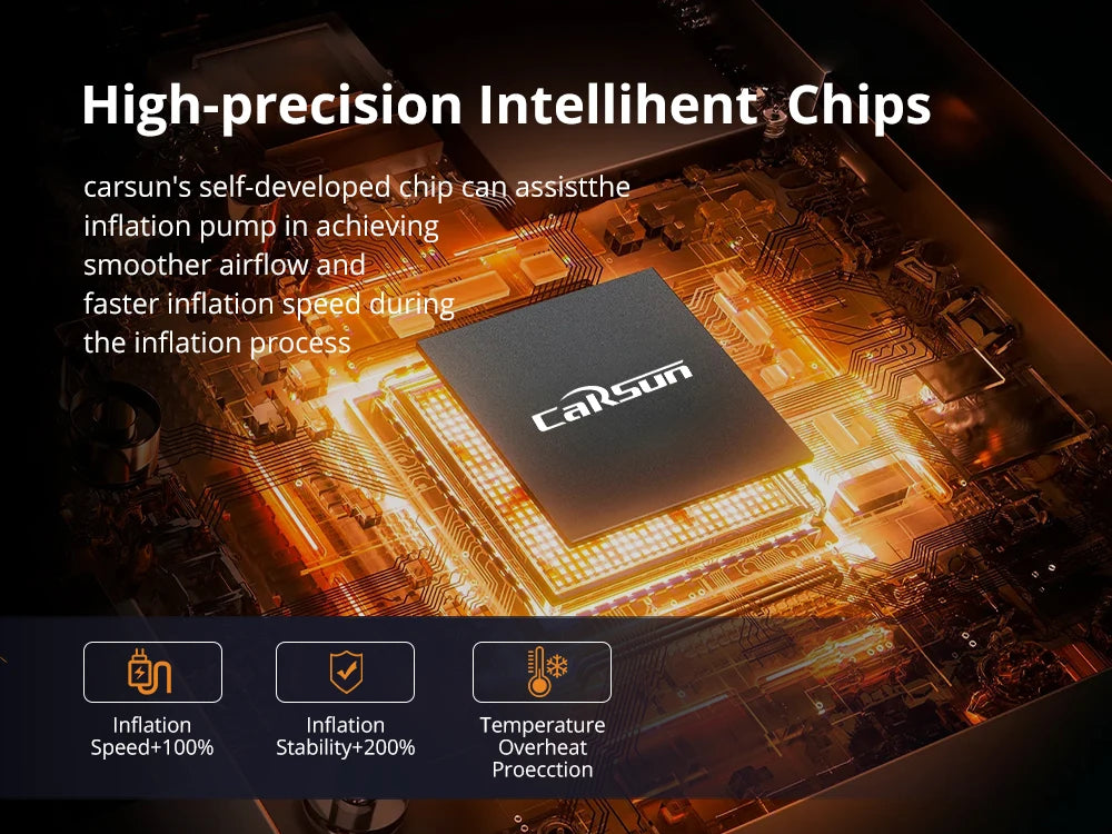 CARSUN™ Portable Tire Inflator – Digital Display | For All Vehicles