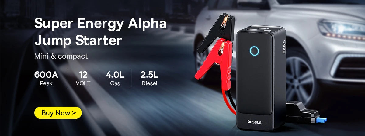 BASEUS™ Car Inflator – 150PSI Smart Digital Pump | Portable