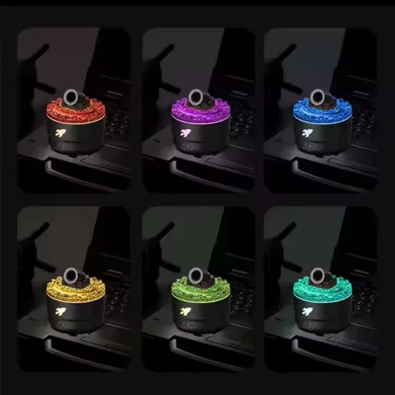 Cannon Aromatherapy Diffuser – 7-Color LED Ultrasonic Mist Humidifier