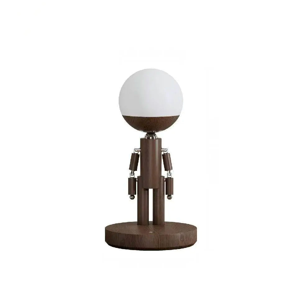 Puppet Man Wooden Desk Lamp