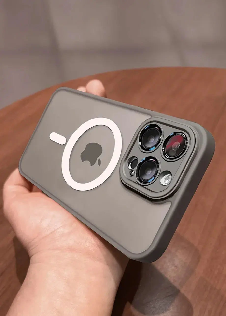 PINDOY™ Matte Armor iPhone Case – MagSafe Compatible | Luxury Finish