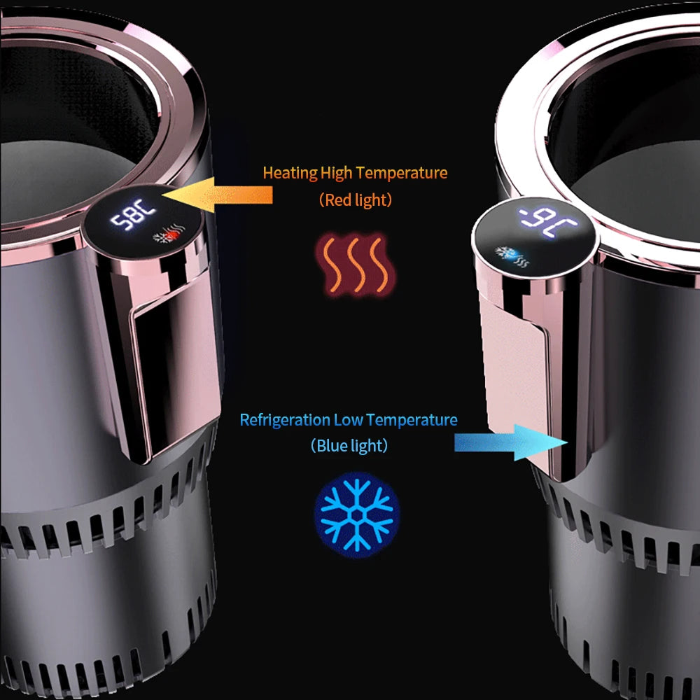 2-in-1 Smart Car Cup – Heating & Cooling Mug