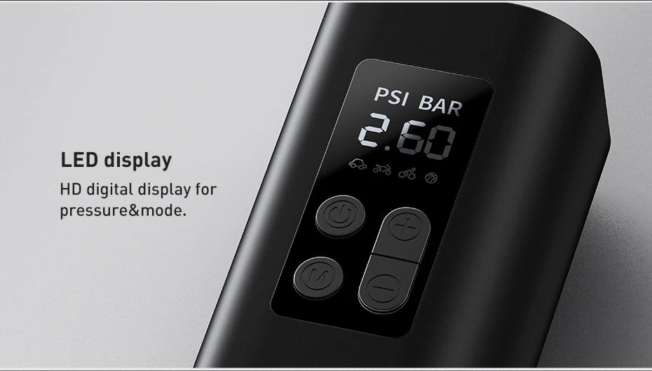 BASEUS™ Car Inflator – 150PSI Smart Digital Pump | Portable