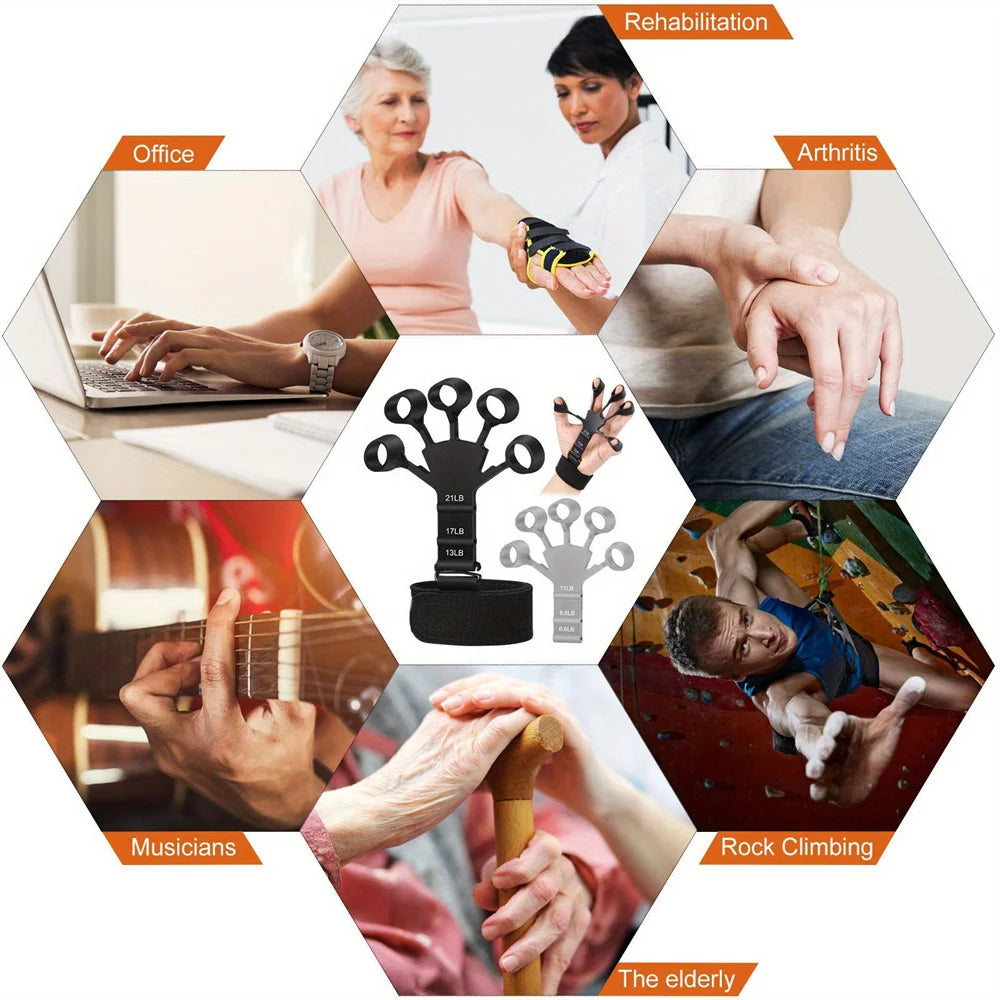 Athletic™ Finger Exercise Band – Adjustable Resistance | Hand Therapy