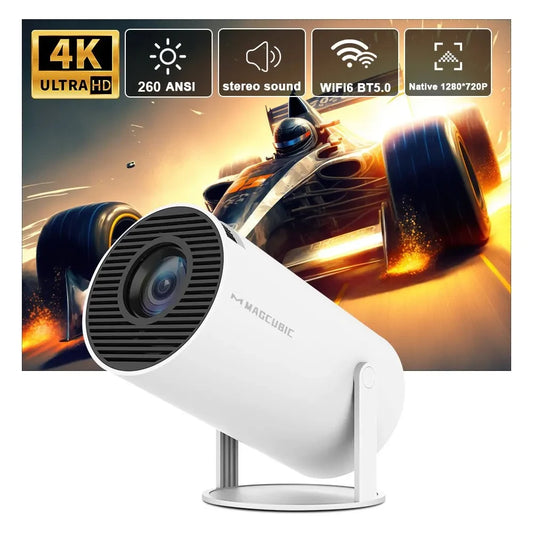 MAGCUBIC™ HY300 Pro Projector – 4K Android | WiFi + BT5.0