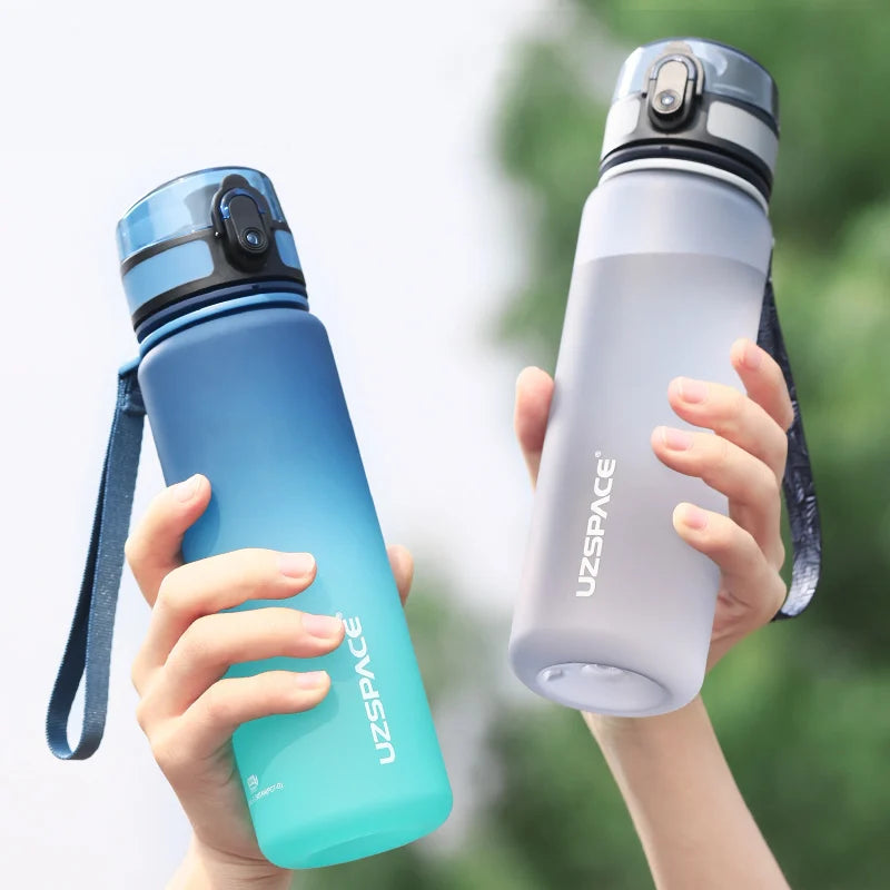 UZSPACE™ Sports Shaker Bottle – Leakproof | 500/1000ml BPA-Free