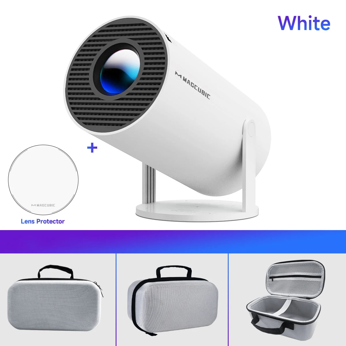 MAGCUBIC™ HY300 Pro Projector – 4K Android | WiFi + BT5.0