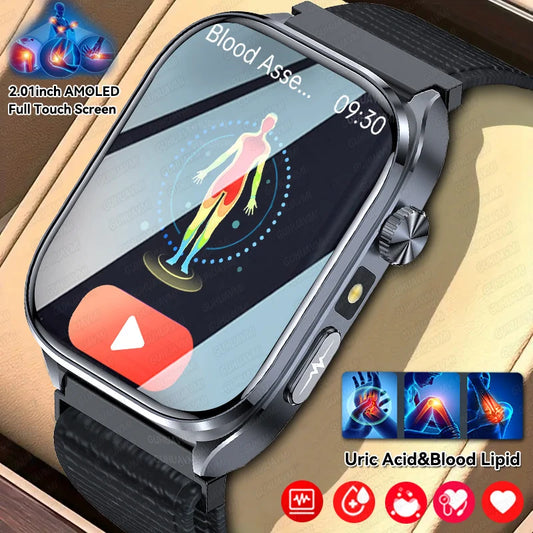 Health Smartwatch – ECG, Blood Pressure & Body Analysis