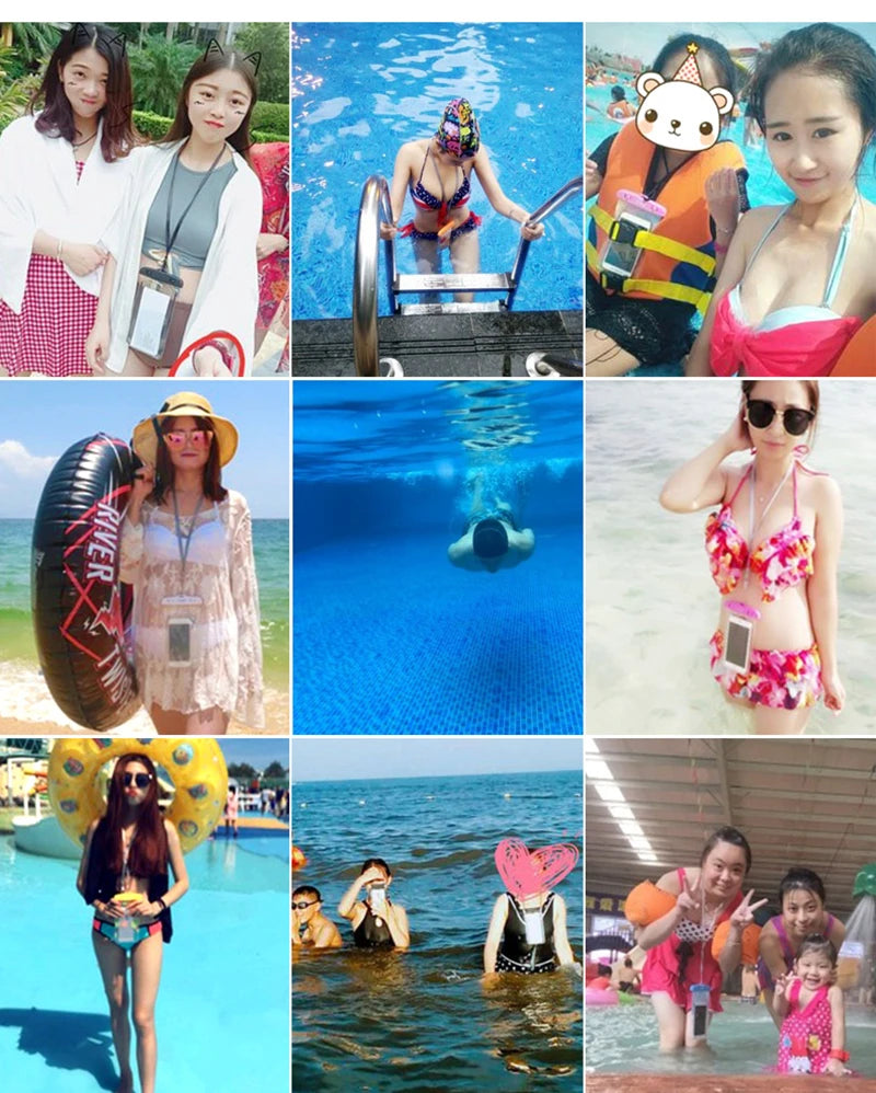 Waterproof Phone Pouch – Universal Fit | Beach & Travel Safe