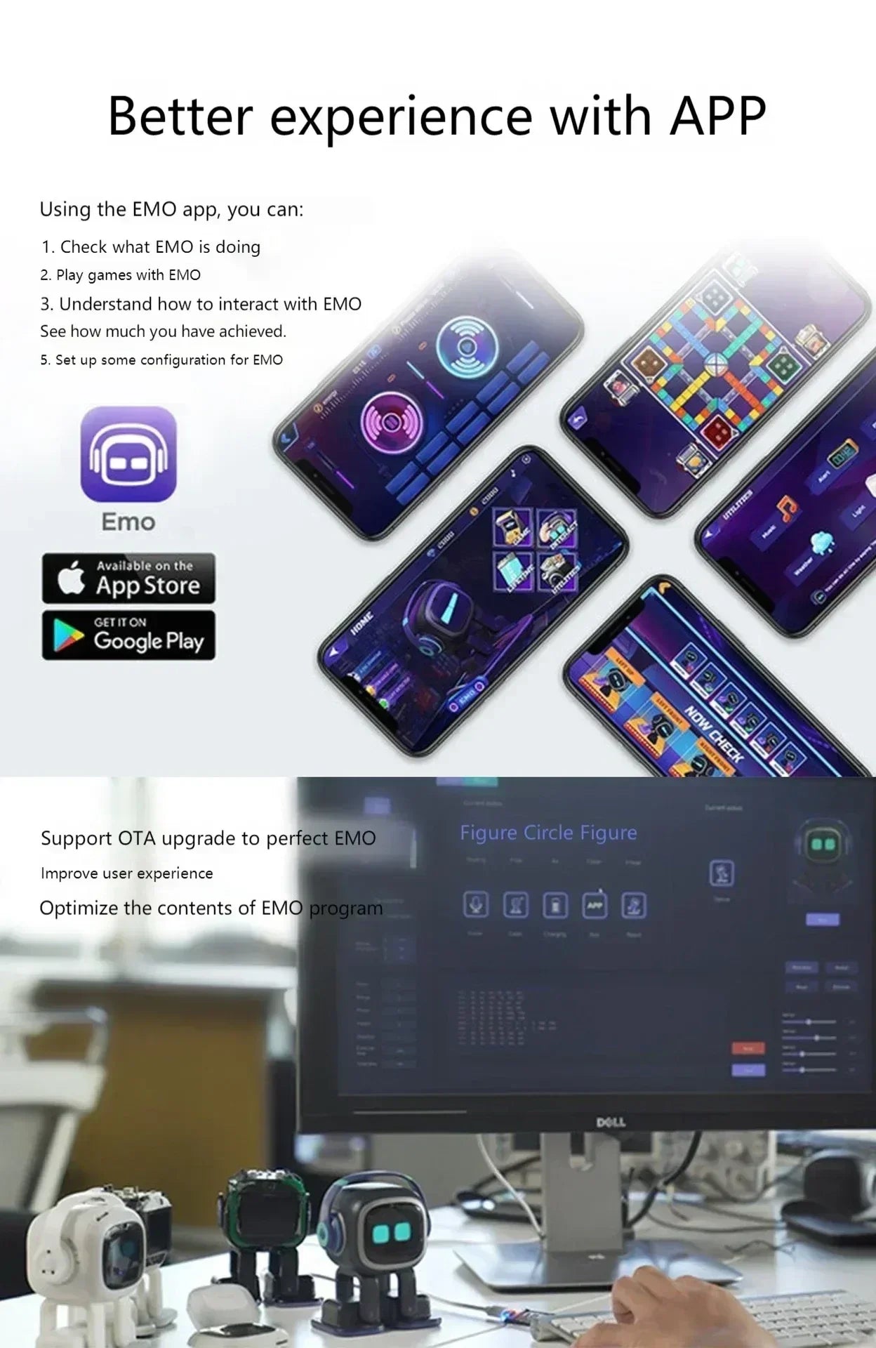 Emo AI Robot Pet – Smart Emotional Companion