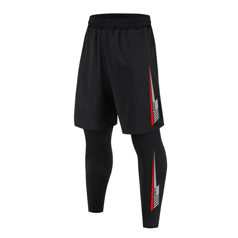 Men’s Quick-Dry Compression Leggings – Gym Training Pants