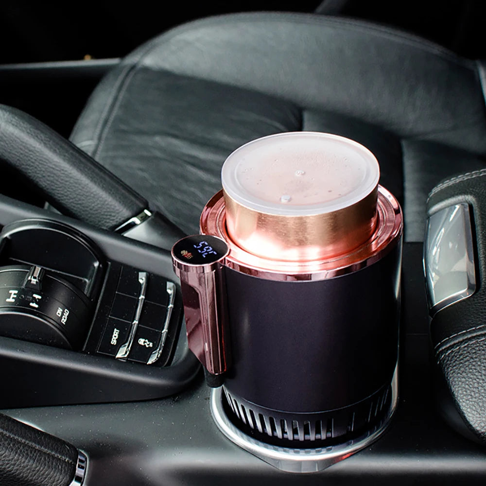 2-in-1 Smart Car Cup – Heating & Cooling Mug
