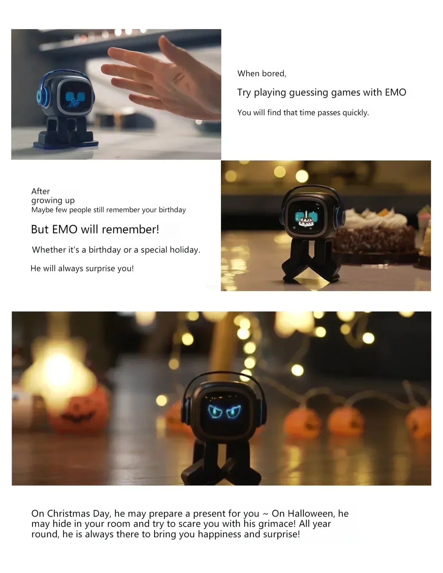 Emo AI Robot Pet – Smart Emotional Companion