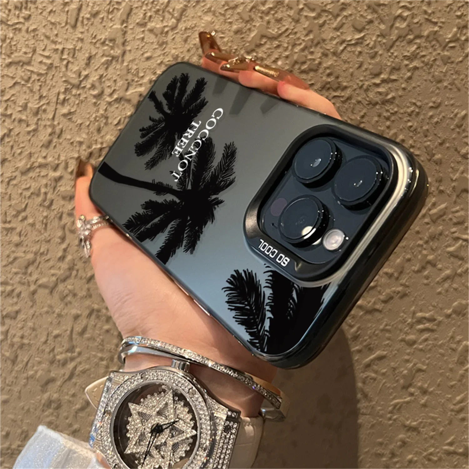 GEUMXL™  Coconut iPhone Case – Summer Vibes | Laser-Plated Shockproof