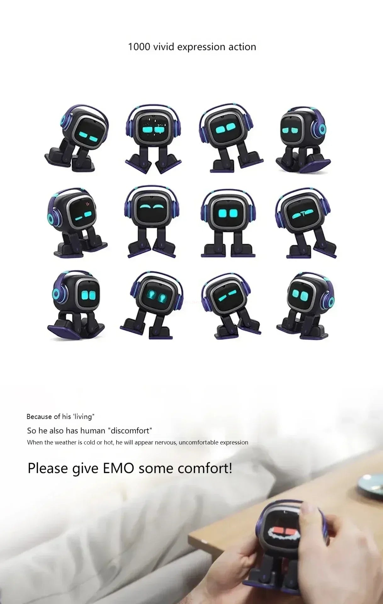 Emo AI Robot Pet – Smart Emotional Companion