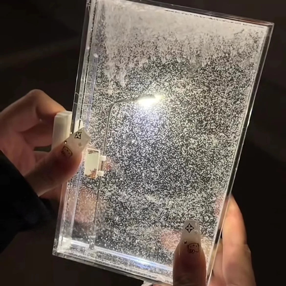 DIY Acrylic Snowy Night Light – Snow Scene Desk Lamp Gift