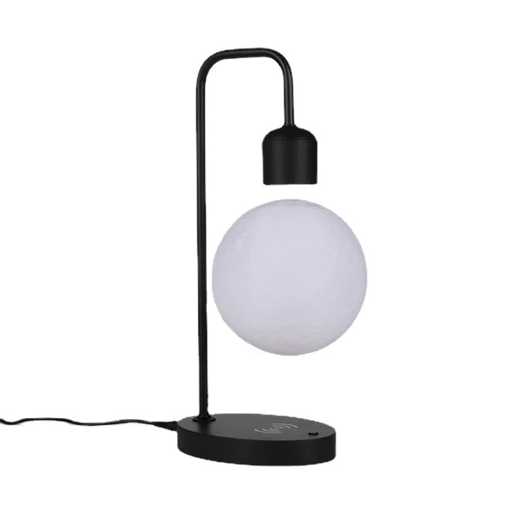 Three-color suspended switch maglev moon light bulb night  frame large star DIY