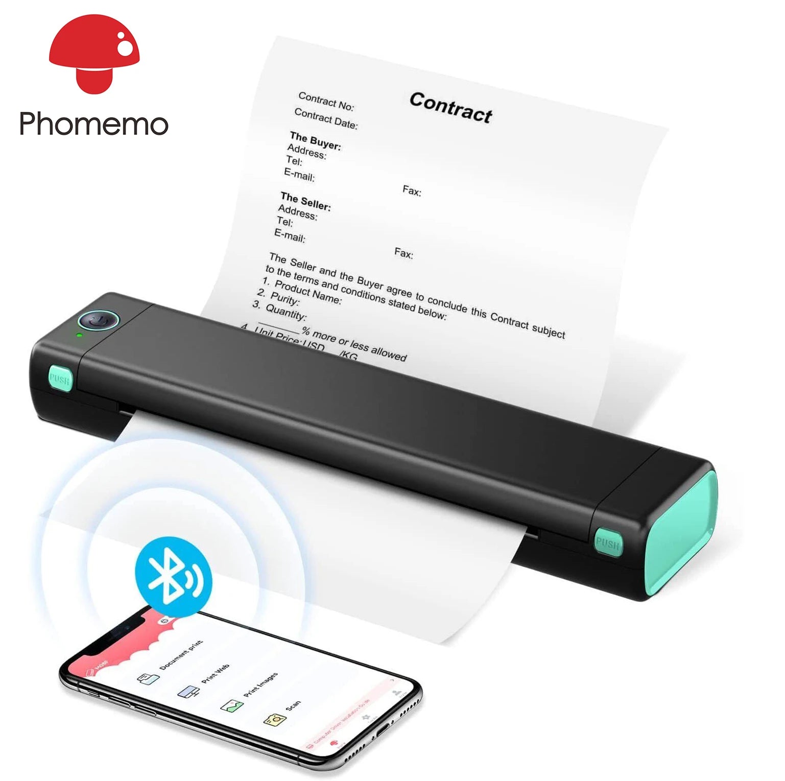 Phomemo™ M08F A4 Wireless Thermal Printer – Portable & Compact