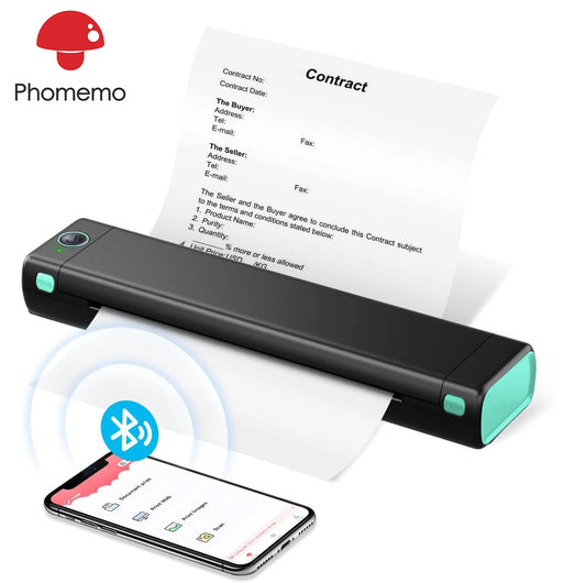 Phomemo™ M08F A4 Wireless Thermal Printer – Portable & Compact