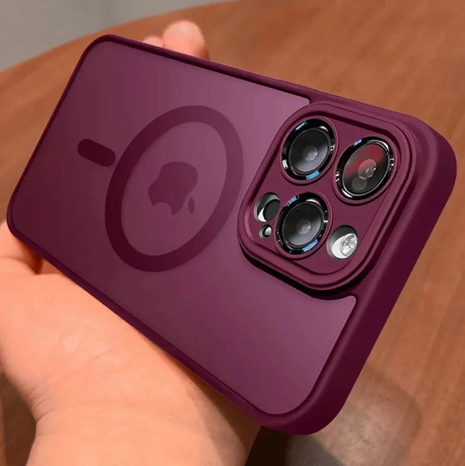 PINDOY™ Matte Armor iPhone Case – MagSafe Compatible | Luxury Finish