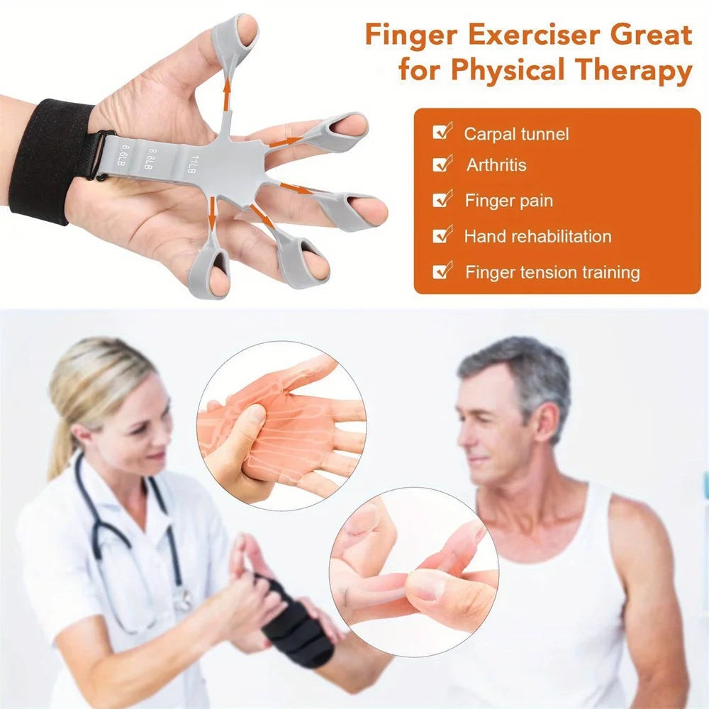 Athletic™ Finger Exercise Band – Adjustable Resistance | Hand Therapy