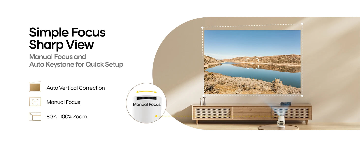 MAGCUBIC™ HY300 Pro Projector – 4K Android | WiFi + BT5.0