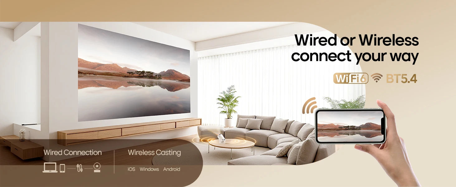 MAGCUBIC™ HY300 Pro Projector – 4K Android | WiFi + BT5.0