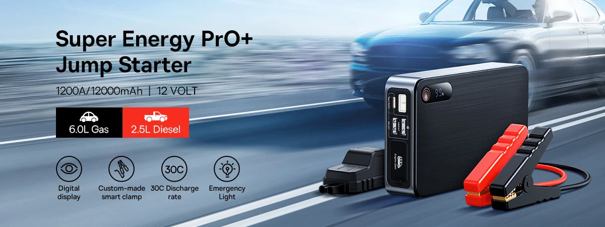 BASEUS™ Car Inflator – 150PSI Smart Digital Pump | Portable