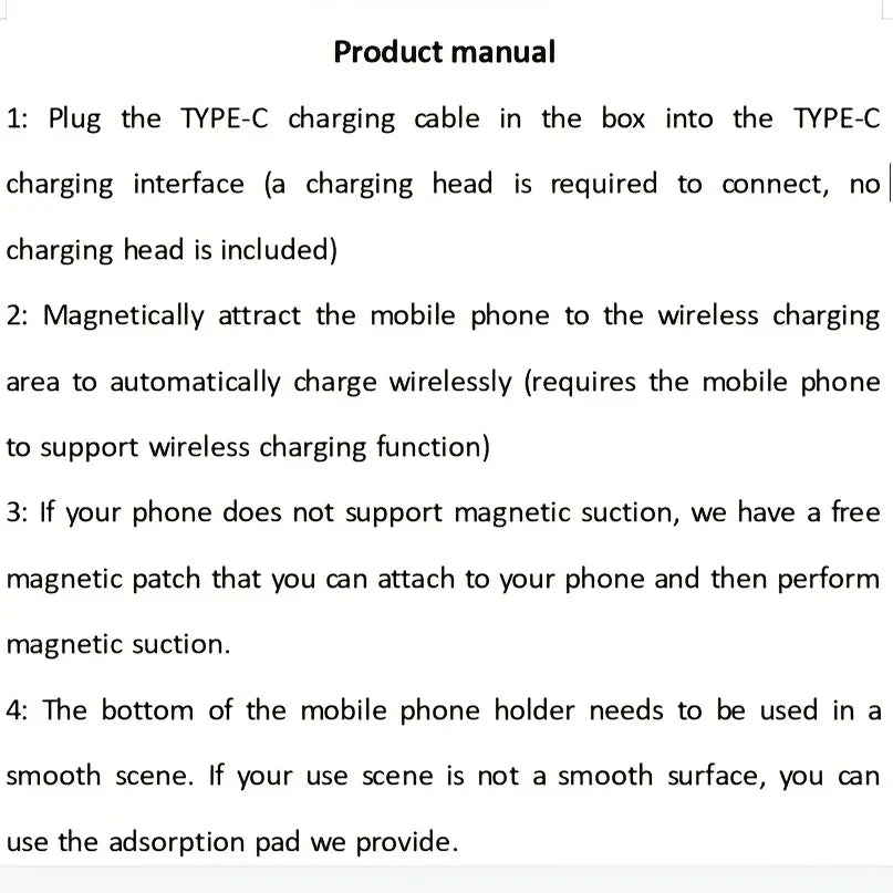15W Magnetic Car Mount – Wireless Charging | 360° Foldable