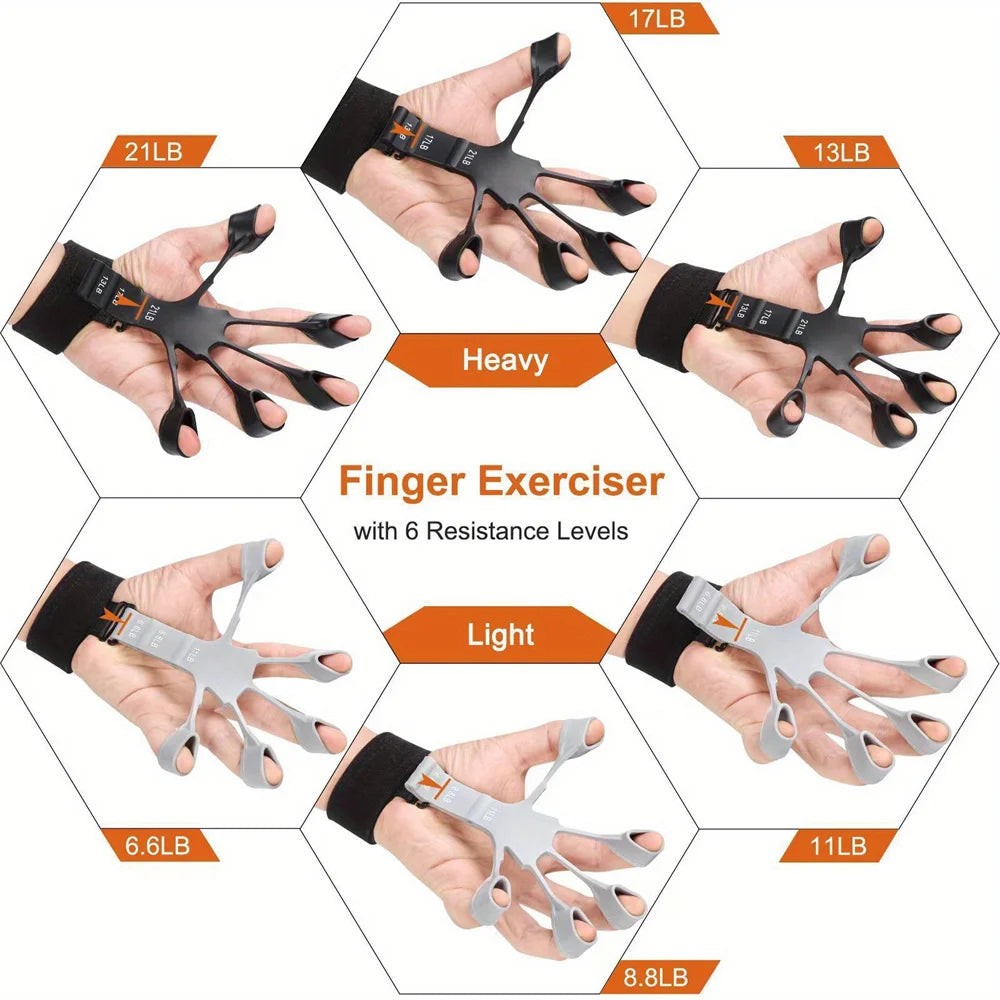 Athletic™ Finger Exercise Band – Adjustable Resistance | Hand Therapy