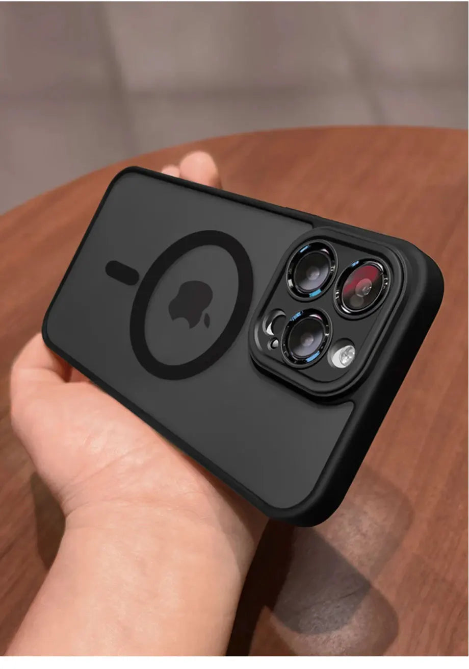 PINDOY™ Matte Armor iPhone Case – MagSafe Compatible | Luxury Finish