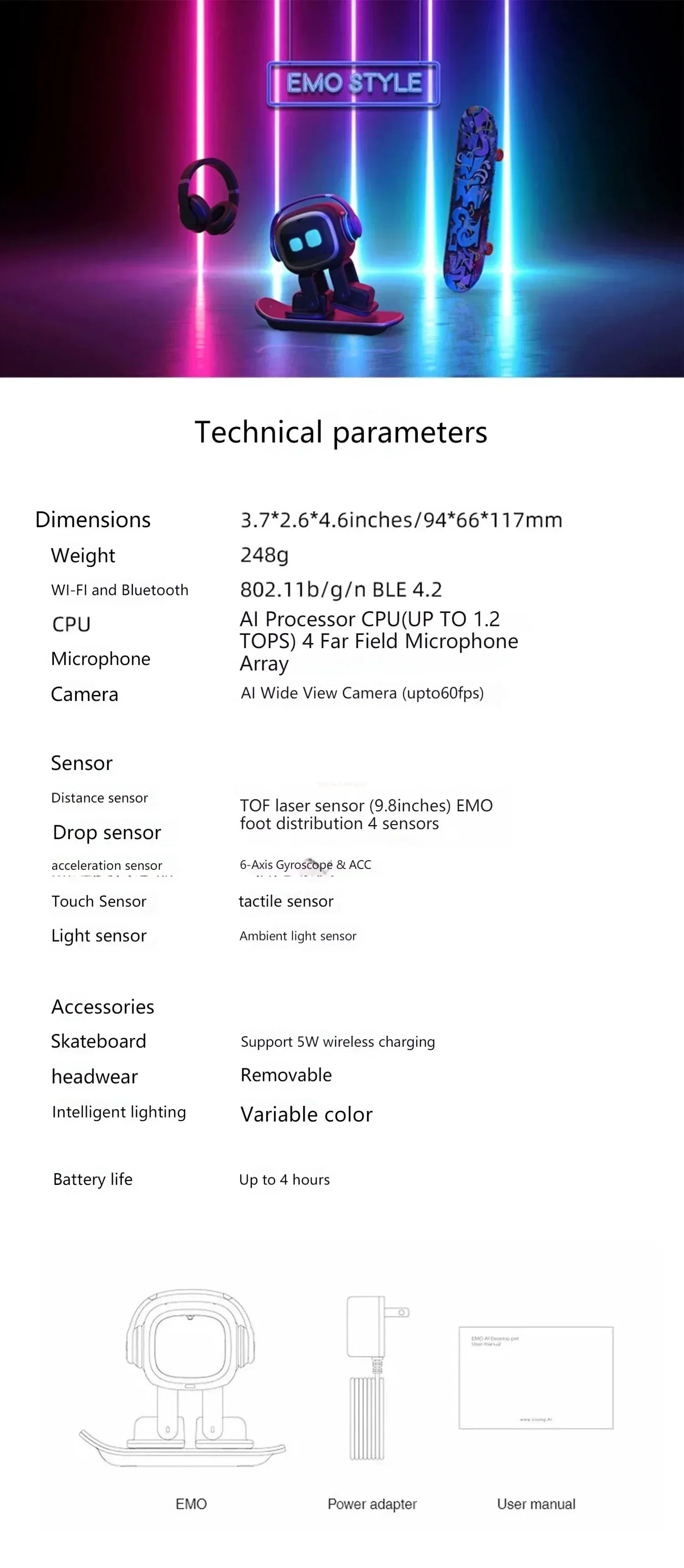 Emo AI Robot Pet – Smart Emotional Companion